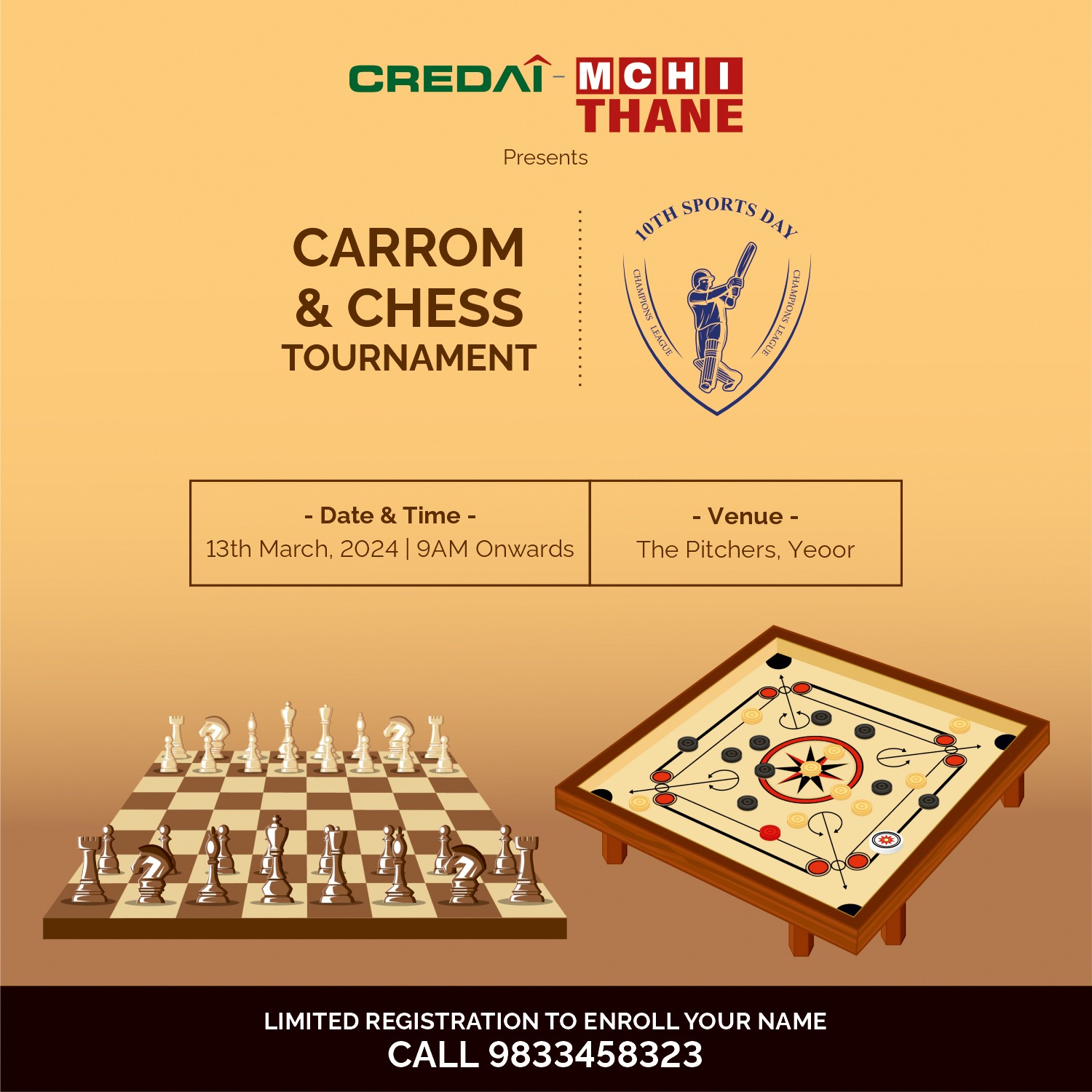 Carrom and Chess Tournament 2024