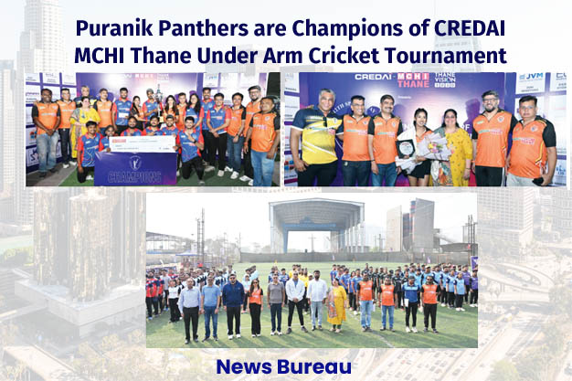 Puranik Panthers are Champions of CREDAI MCHI Thane Under Arm Cricket Tournament